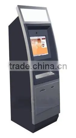 Touch payment kiosk as ATM machine