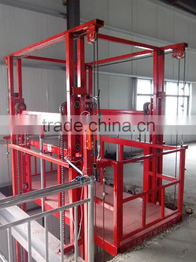 hydraulic freight elevator