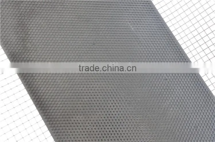 Beekeeping tools black plastic wax foundation sheet for Apis mellifera