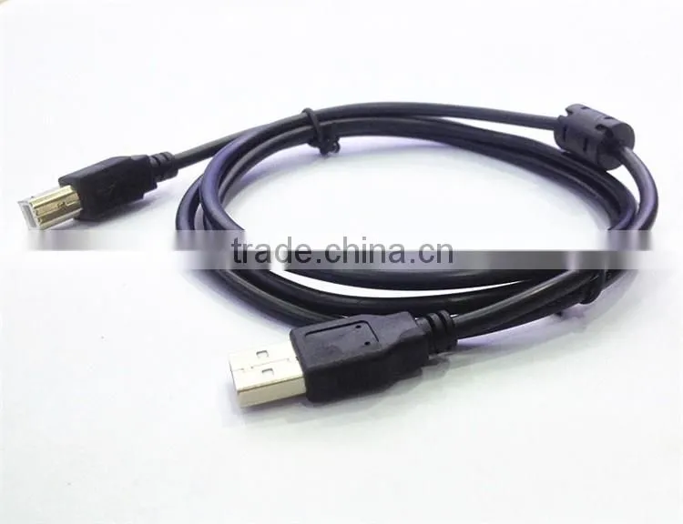 USB 2.0 Male to USB 2.0 Type-B Female Printer / Scanner Adapter Cable