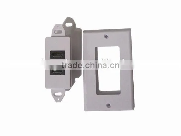 Wholesale 115mm*70mm aluminium wall plate with HDMI