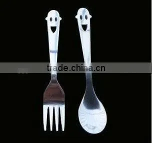 Stainless Steel Coffee Spoon of plain handle with high quality and low price