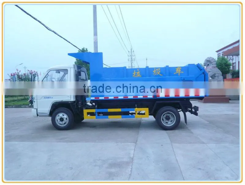 Foton 4x2 small self-loading garbage truck