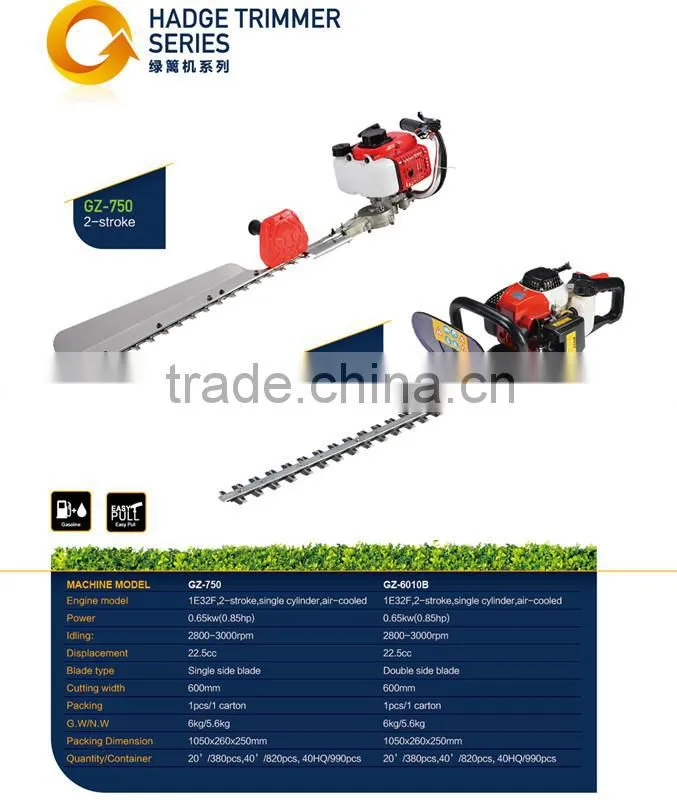 Handy 2 stroke 22.5cc forest garden trimmer powerful engine efficiency garden trimmer GZ-6010B