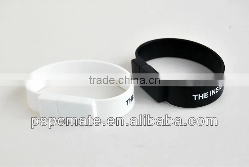 2013Hot sale silicone wrister style USB flash drive