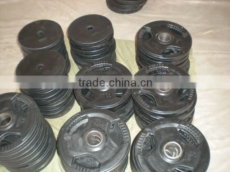 high quality fixed rubber dumbbell
