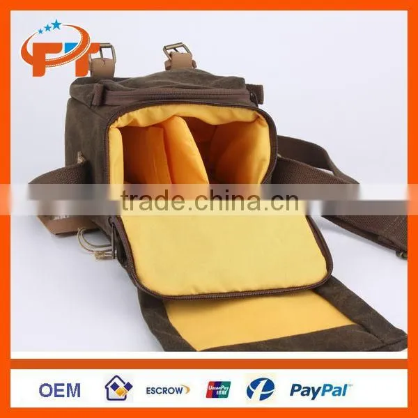 Canvas camera bag for Sony Nikon Canon PENTAX