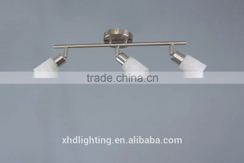 360 degree rotate frosted glass GU10 led spot ceiling lamp Zhongshan Coozen lighting