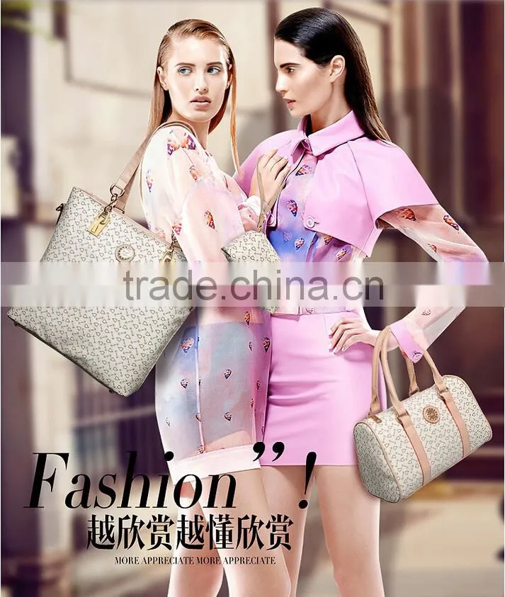 wholesale handbag china High quality trendy branded lady printing handbag bag in bag