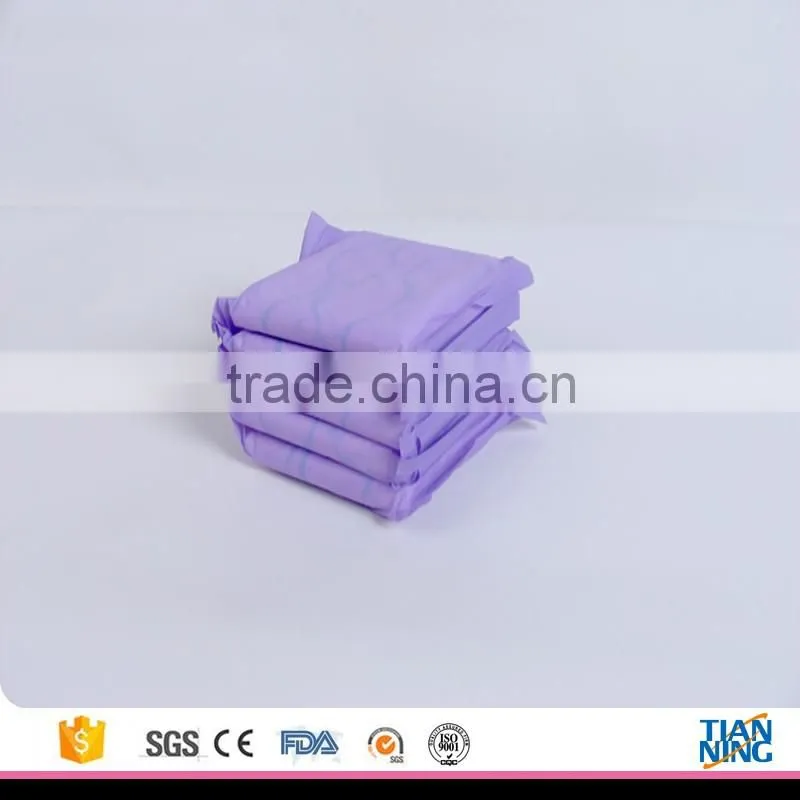 super absorbent 100% NO fluorescent medical sanitary pad panty liner napkin