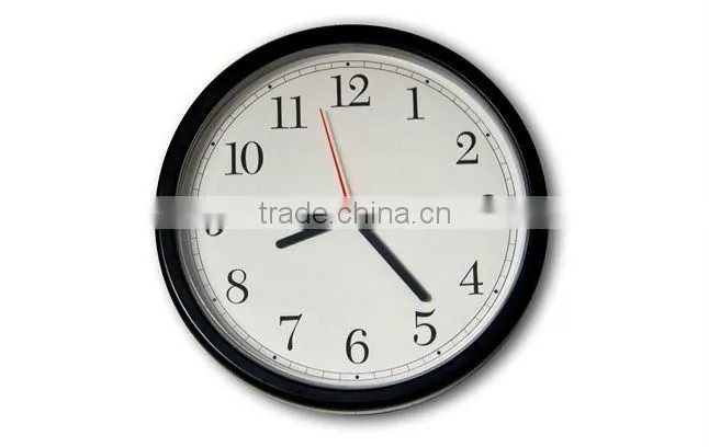stainless steel clock