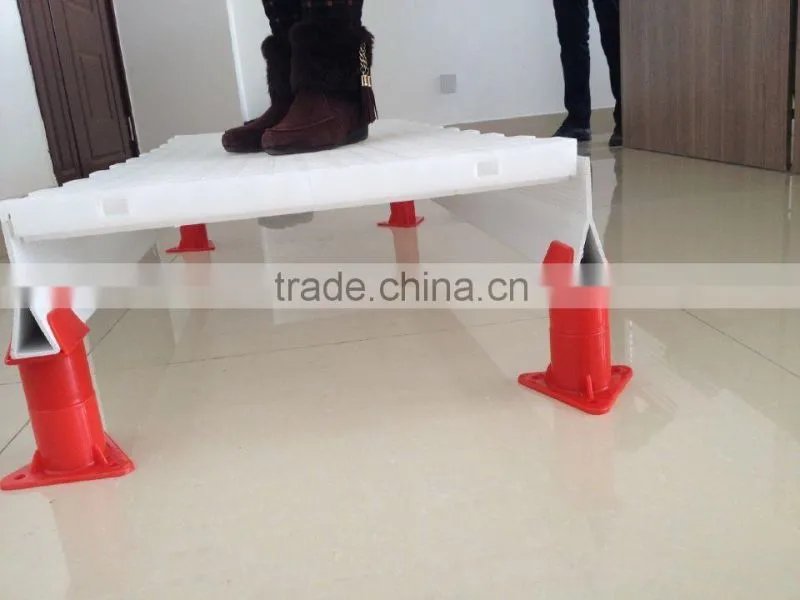 Popular Shandong Province plastic slats flooring for professional poultry farms/poultry plastic slat floor