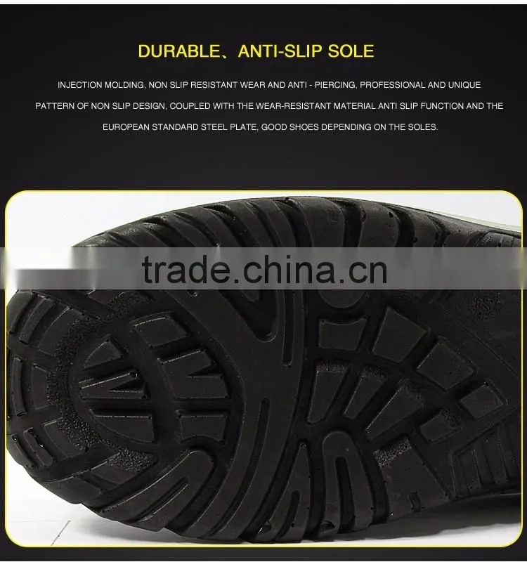 Safety Shoes rubber sole,leather work safety boots,safety shoes italy