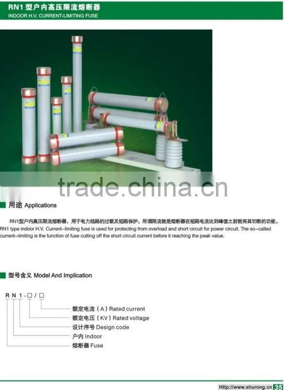 different types of high voltage fuse manufacturers