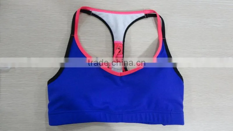 Hot sexy yoga bra comfortable sports bra in china manufacture