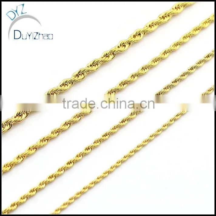 New Biker Design Stainless Steel Gold Cuban Chain Men/Boys Necklace