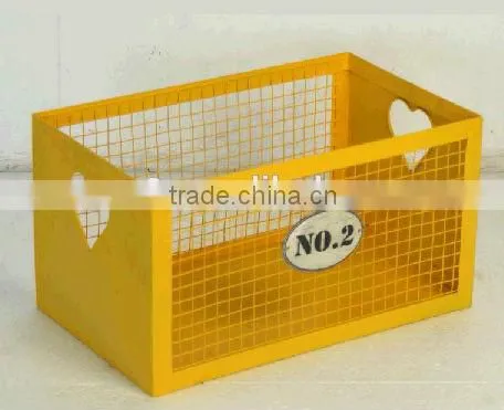 Home goods decorative gift mini yellow storage basket