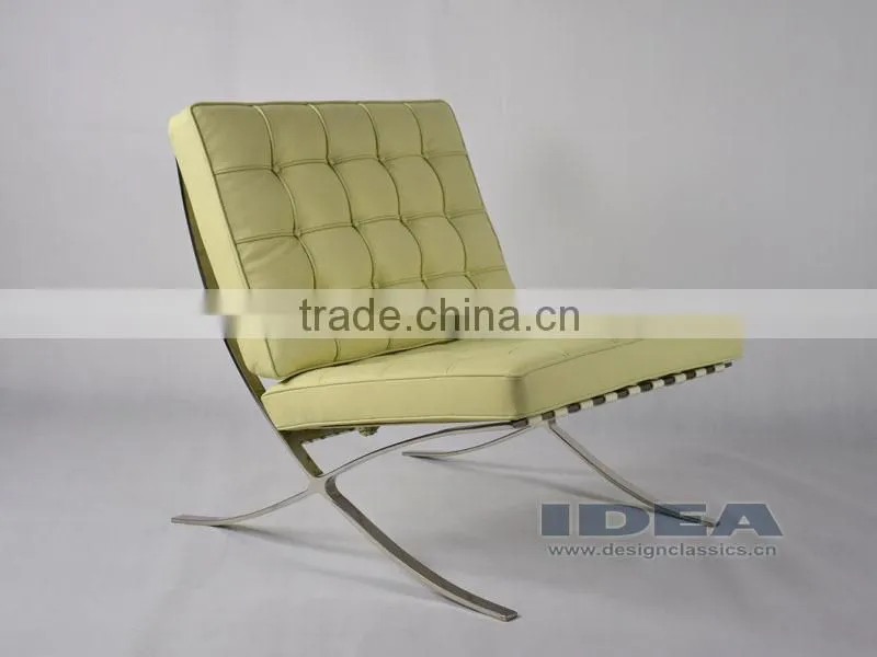 DC2001 Replica Mies Van Der Rohe Barcelona Chair - Cream White