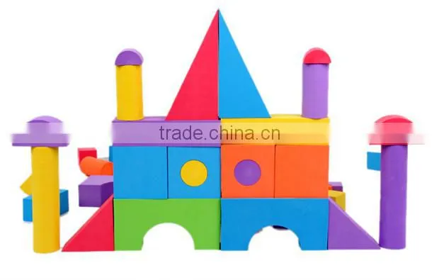 wholesale Colorful Building Toy Soft Eva Foam Block