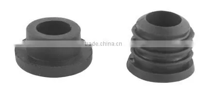 Black Rubber Hole Plugs