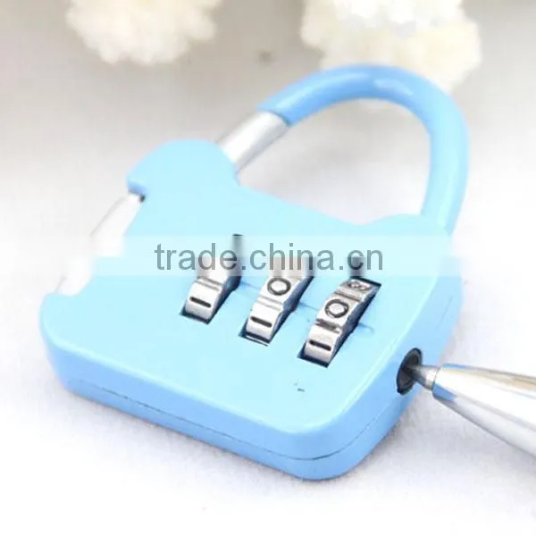 2015 New gifts wholesale price high quality 3 digital lock cases&bags security lock