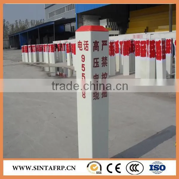 color duralble damage prevention fiberglass marker post