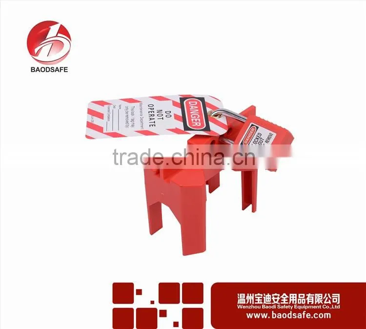 OEM BAODI Ball Valve Handle Lockouts Security Lock Red BDS-F8601