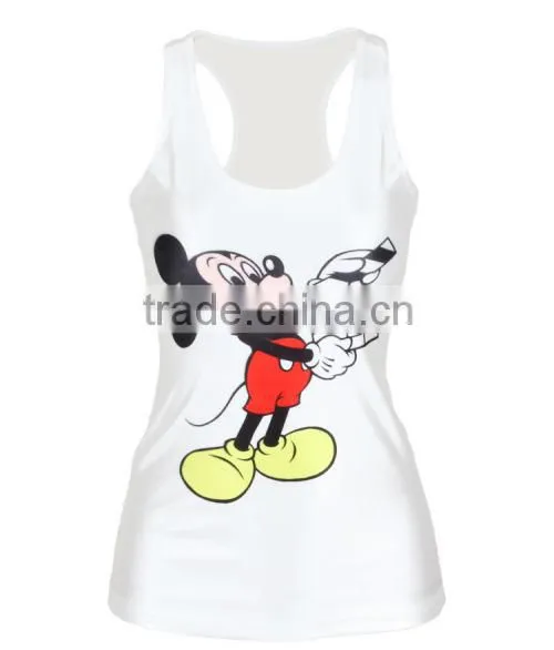 2015 Latest design Hot girls sexy tank tops/singlets wholesale in China