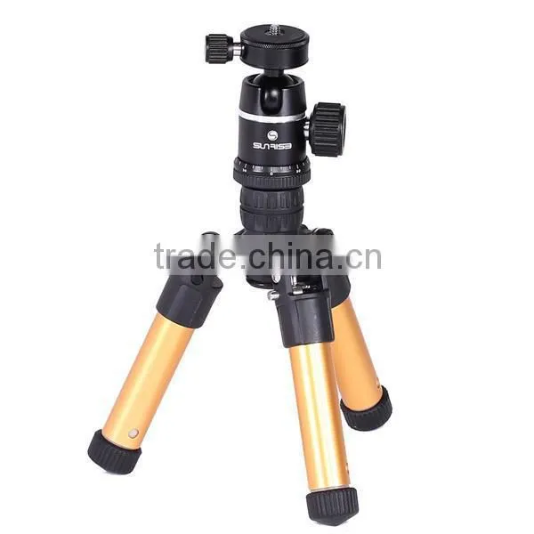 Sunrise Flexible Mini muitifunctional tripod Mini Extendable Table Tripod Cupid 56ATS tiny digital tripod