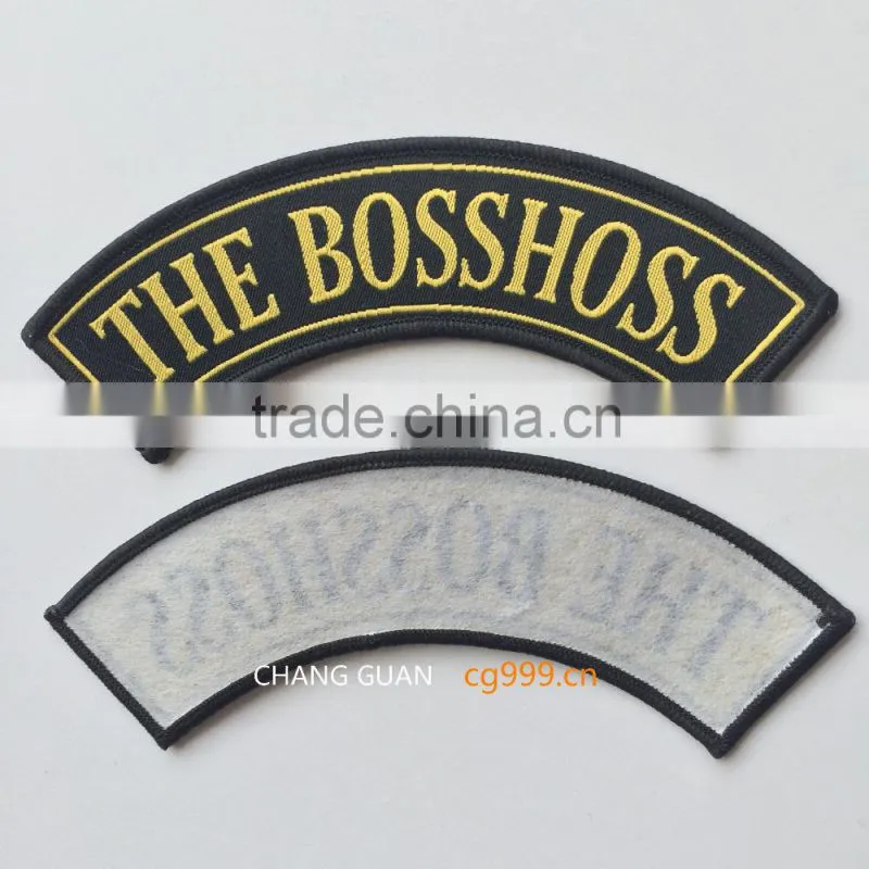The colourful woven label for gifts