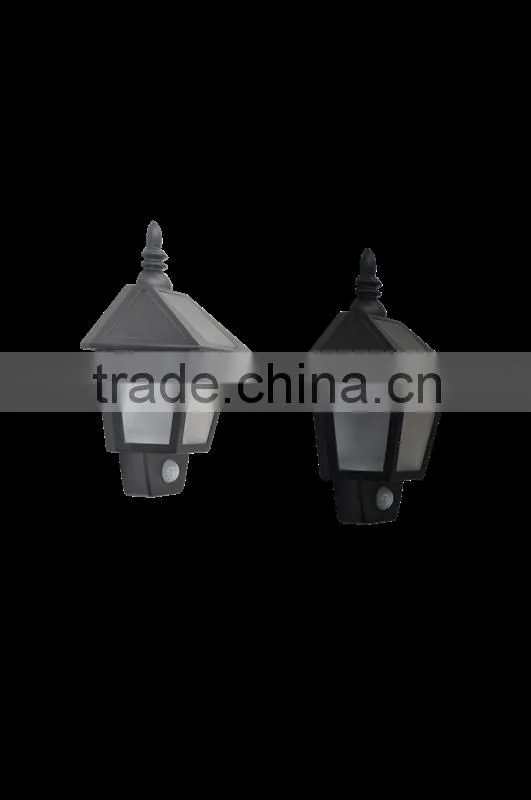 Led Waterproof Solar led eyelid wall mounted indoor+outdoor deck solar stickable led lawn garden lamp light