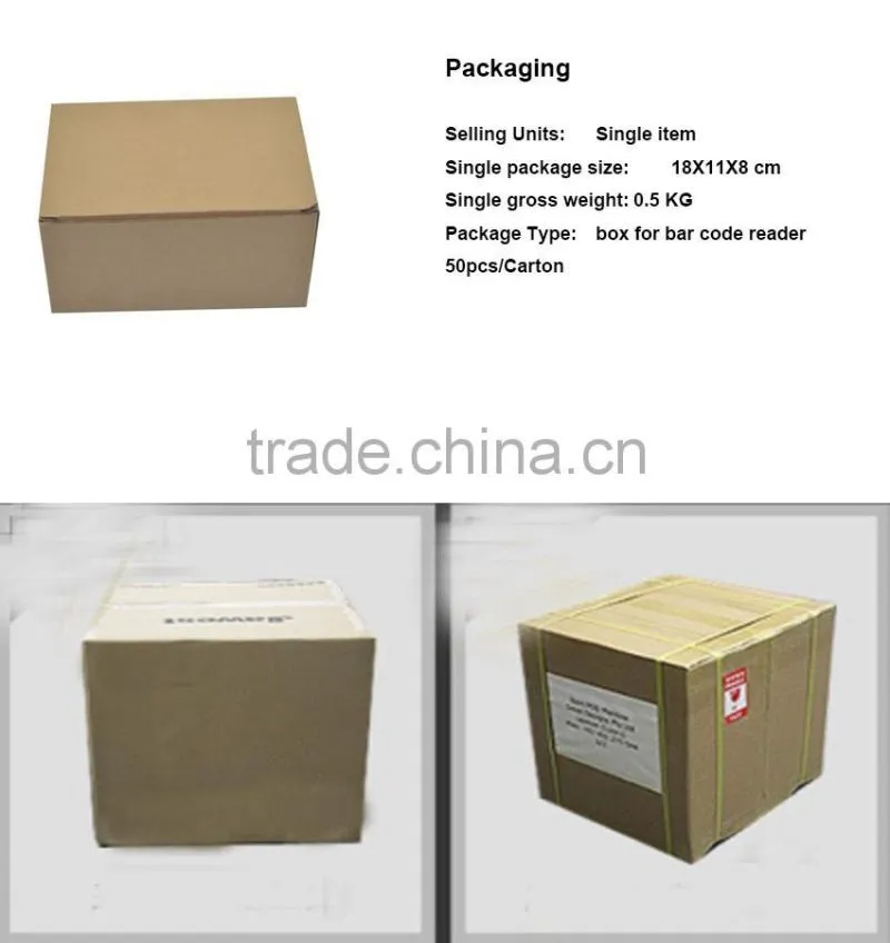 Sensitive wireless scanner barcode 1d handheld bluetooth barcode scanner with OEM provided