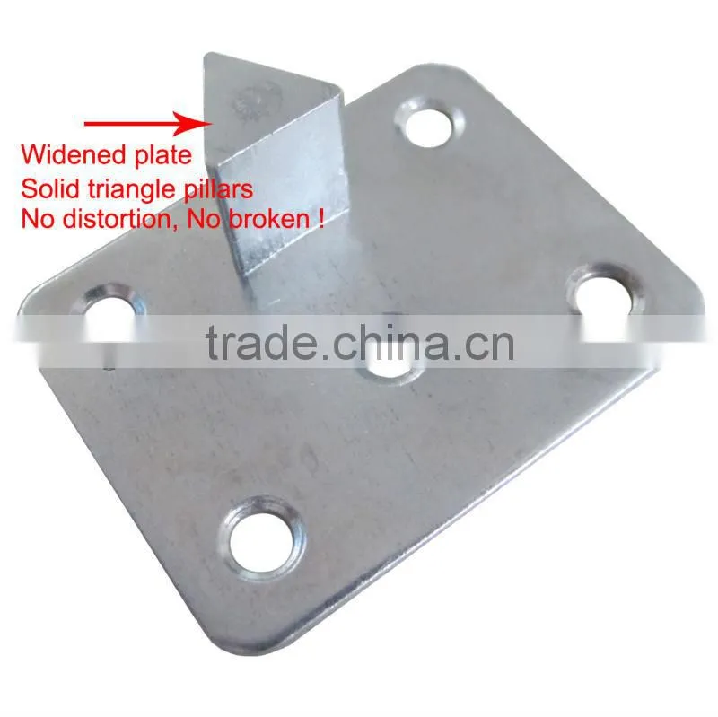 Steel Sofa snap,sofa connecter with solid triangle pillars plate
