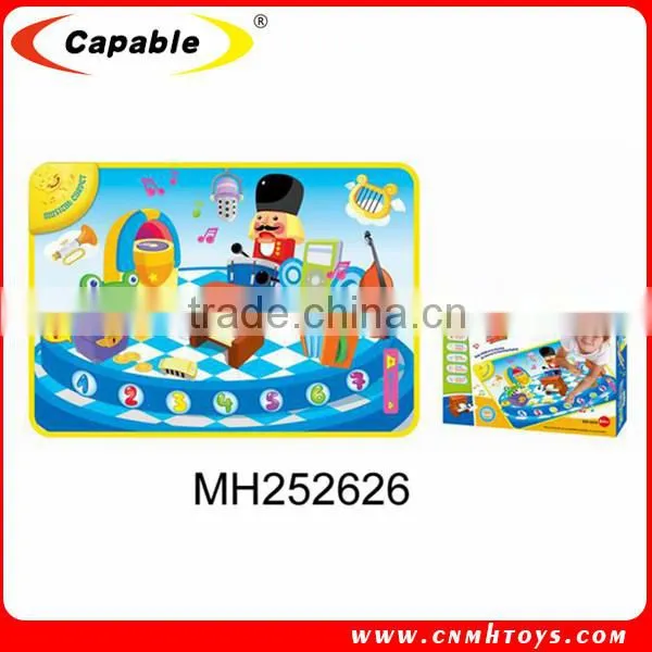 2015 hot toys eco-friendly kids play mat, musical learning mat