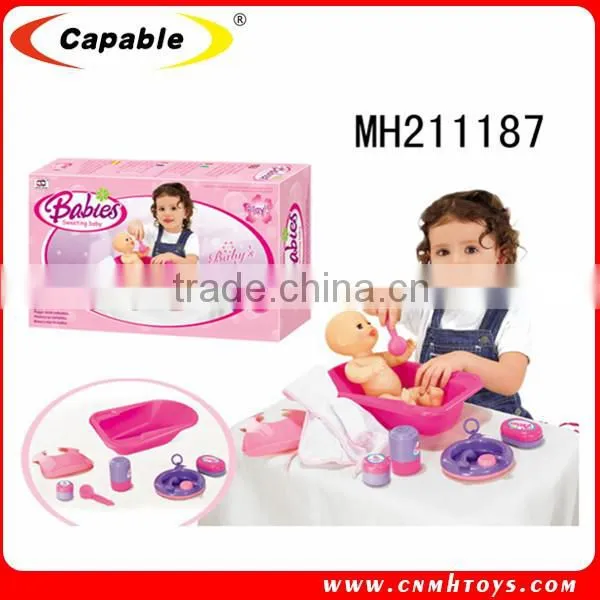 2015 kids plastic doll bed girl toys
