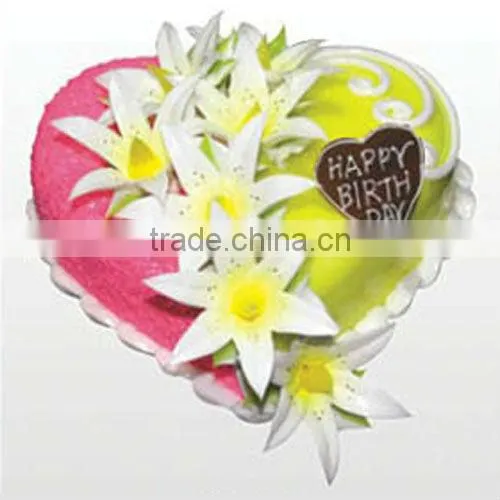 Beautiful Plastic Emulational Birthday Cake Simulation Birhtday Cake For decoration/Ornament cake