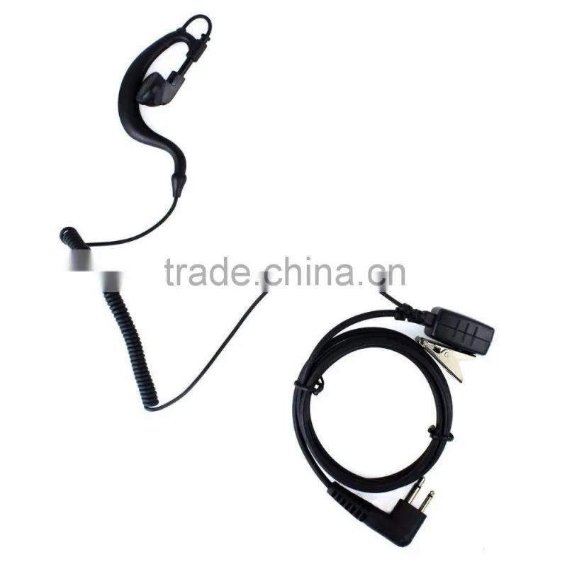 PTT MIC Radio Earpiece Headset for Motorola Walkie Talkie GP2000 GP2100 GP88