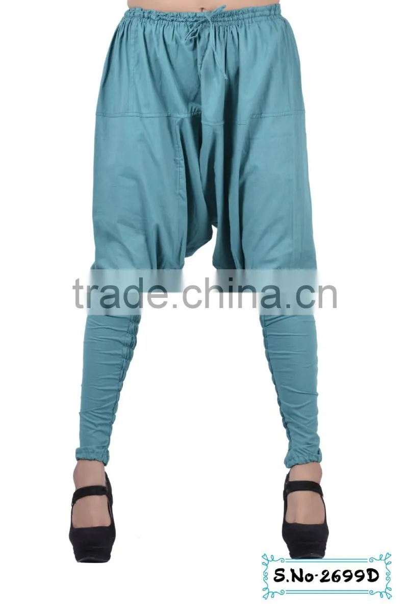 2699D Harem pants Cotton Alibaba Pants alibaba afghani pantalone pants trouser causal wear trousers