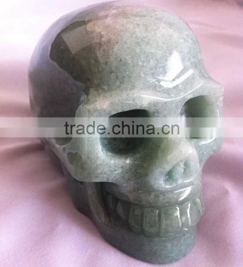 Green Aventurine Skull