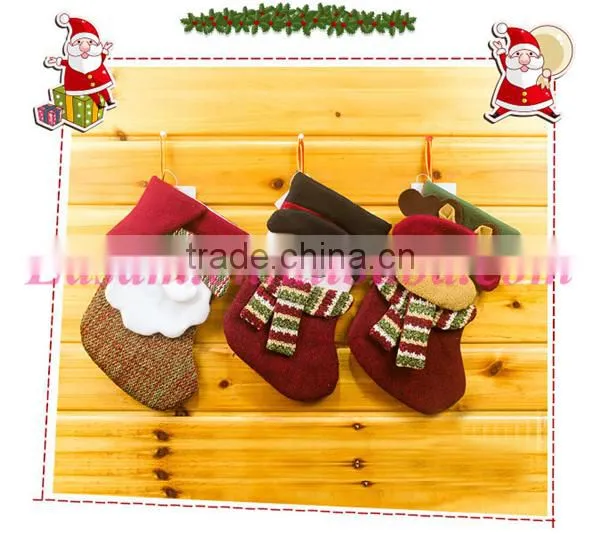 Christmas decoration supplies felt christmas stocking for gift