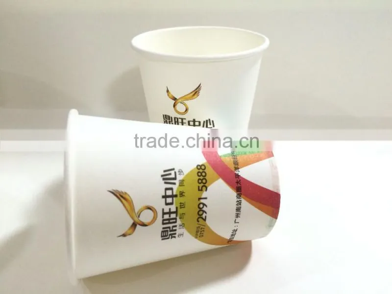 disposable paper cup Single PE for hot drink cheap papaer cup