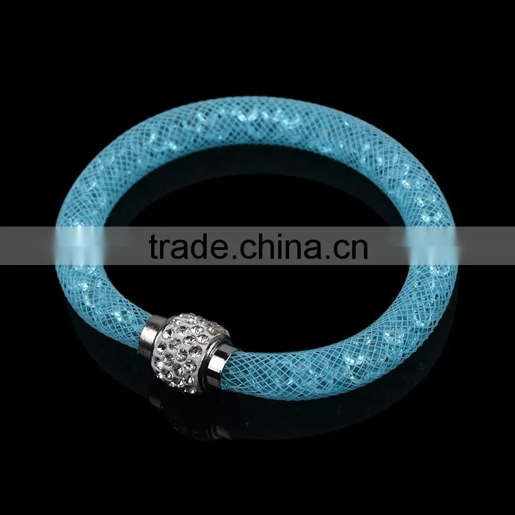 New design high quality crystal stardust magnetic bracelet for women