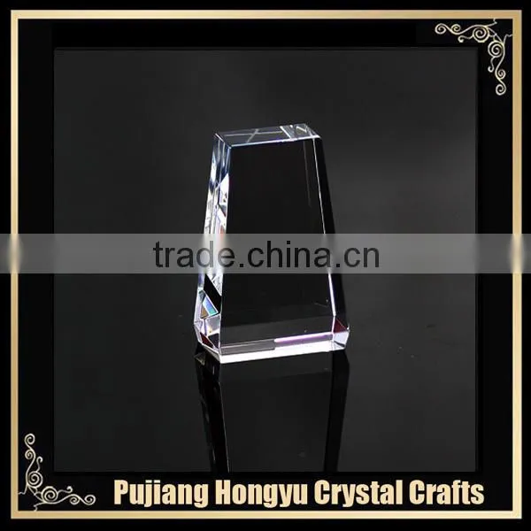 blank crystal trophy award crystal plaque