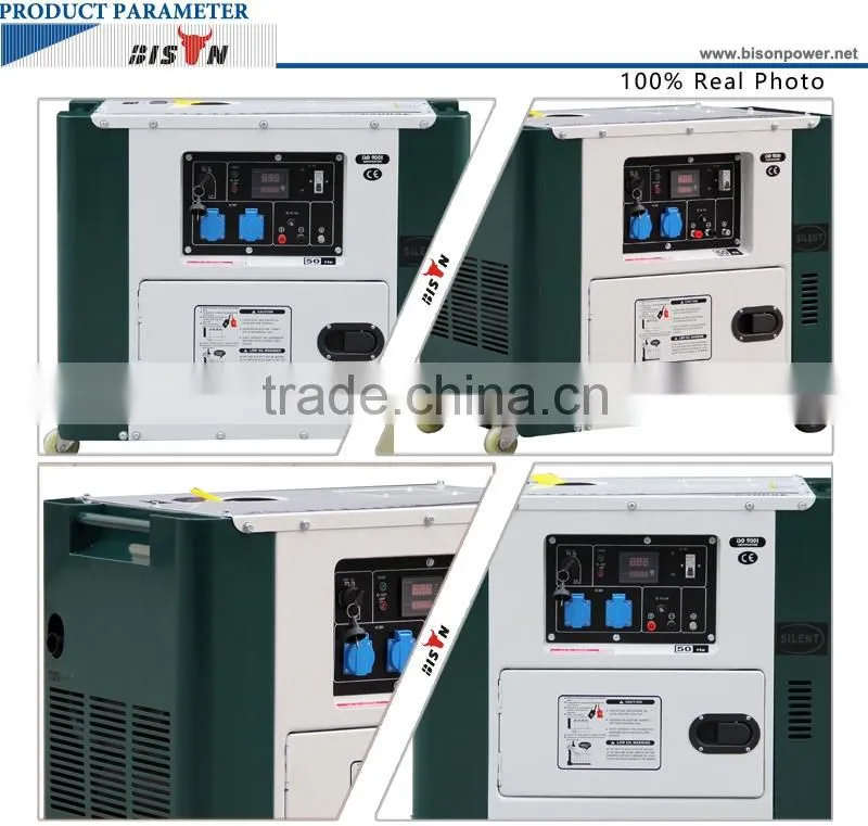 BISON(CHINA) 5000w diesel generator price in india generator portable electrical power