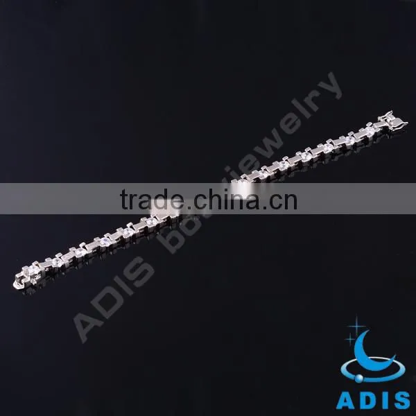 Silver Plated Brass Jewelry Bracelets With Zircon
