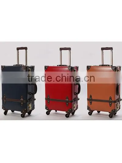 New Style Classic Vintage Suitcase With Spinner Wheels