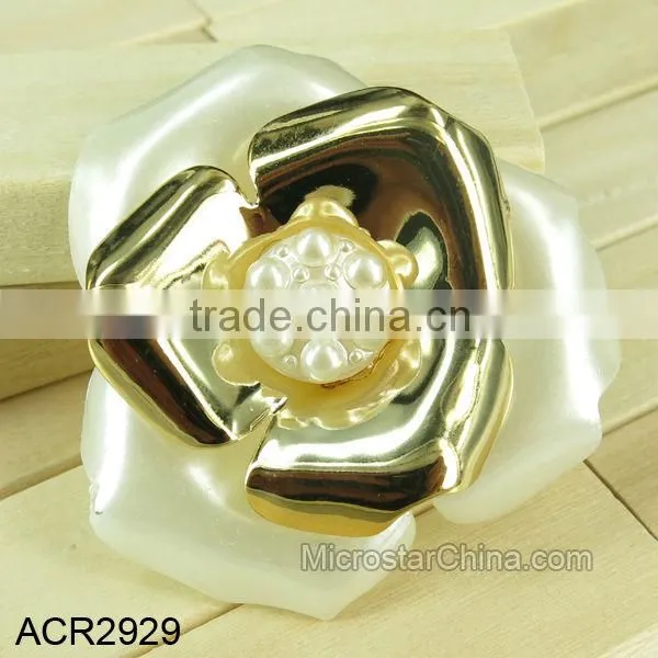 Hot Sell Heart Flower Sew Polyester Button