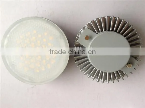 led bulbs gx53 2835 40smd 8w glass+aluminum