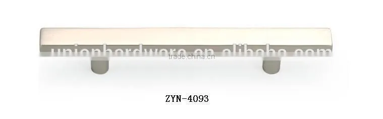 Square shape zinc alloy furniture handle with chrome matt