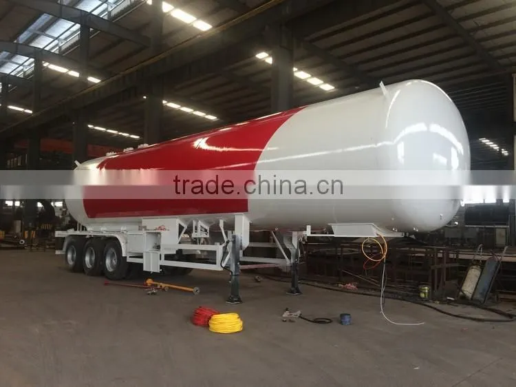 58500L 3 axle lpg semi trailer